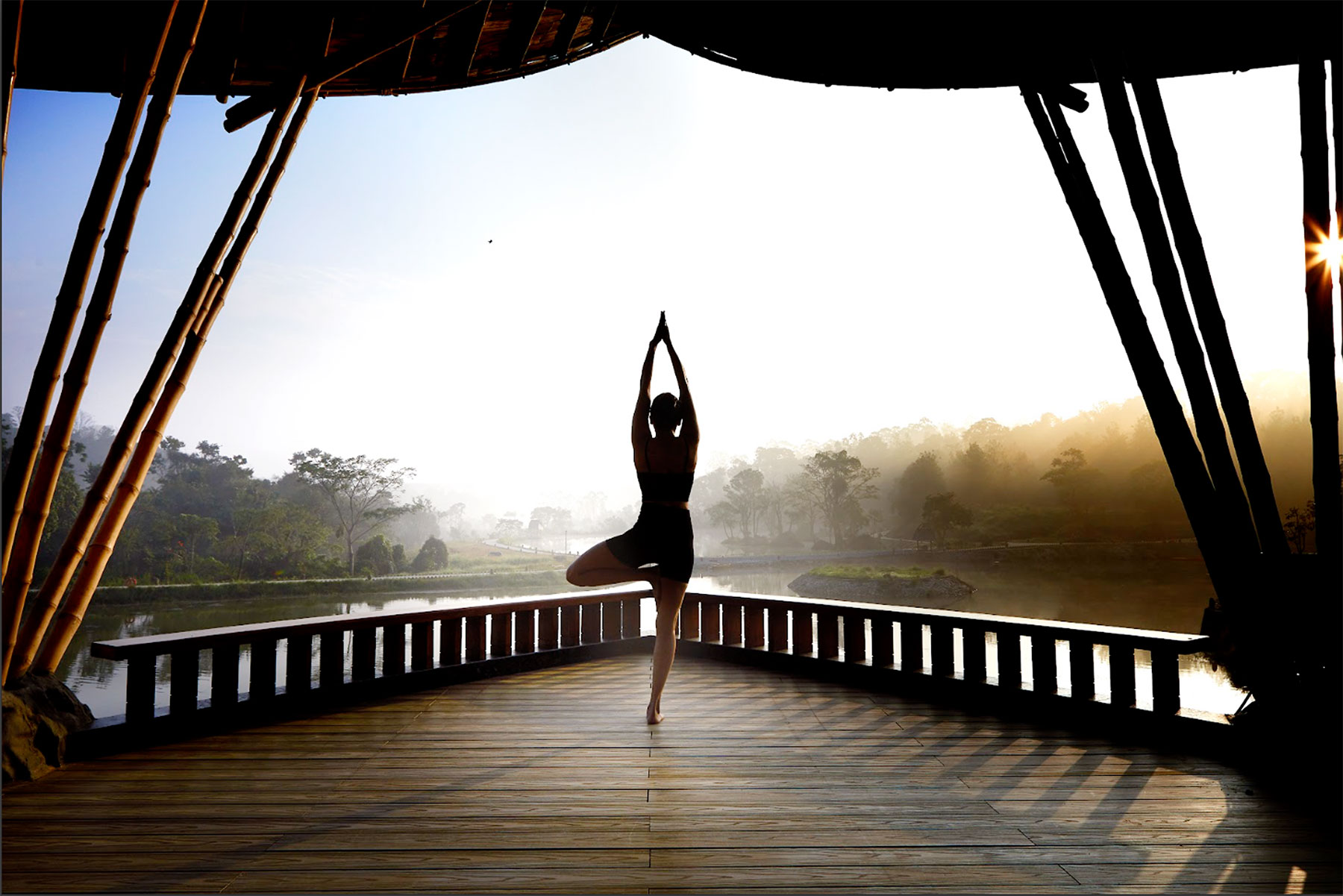 Yoga Deck Experience at Timbertales